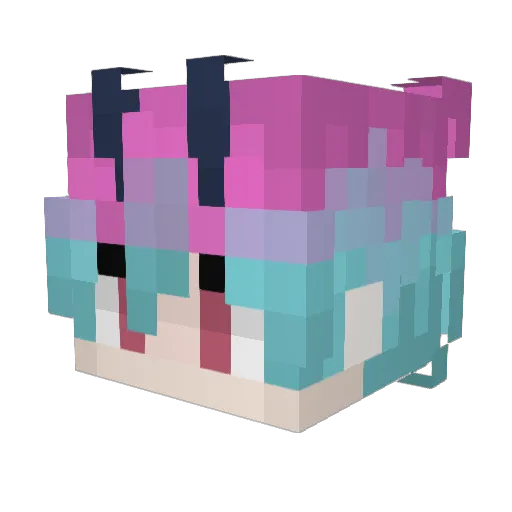 OwiTa1L Minecraft avatar head, 3D render