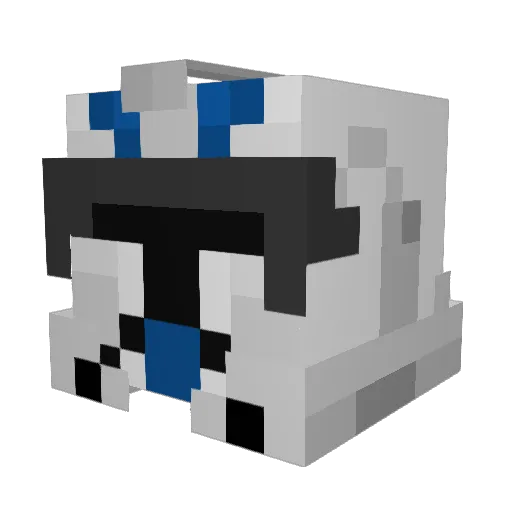 Owiethe Minecraft avatar head, 3D render