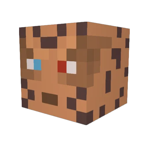 Owl588 Minecraft avatar head, 3D render