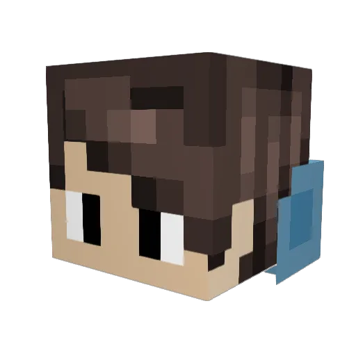 OwlLover127 Minecraft avatar head, 3D render