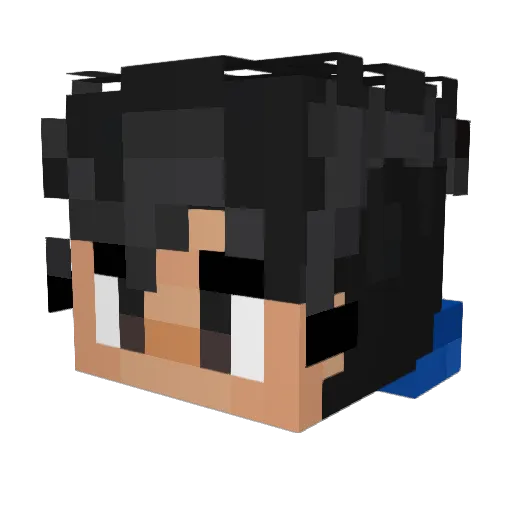 OwlPachino Minecraft avatar head, 3D render