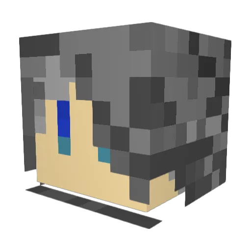 OwlRay Minecraft avatar head, 3D render