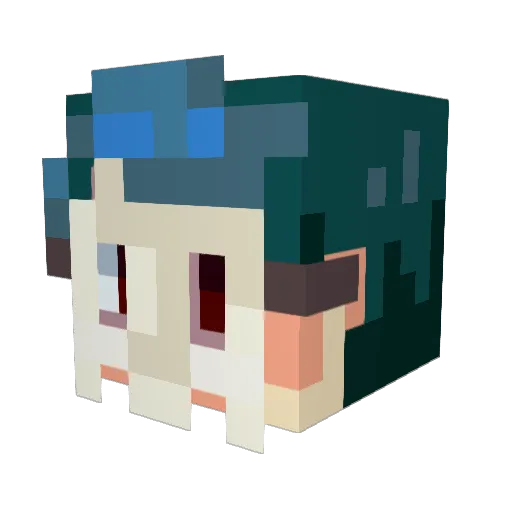 Owl_Captain Minecraft avatar head, 3D render