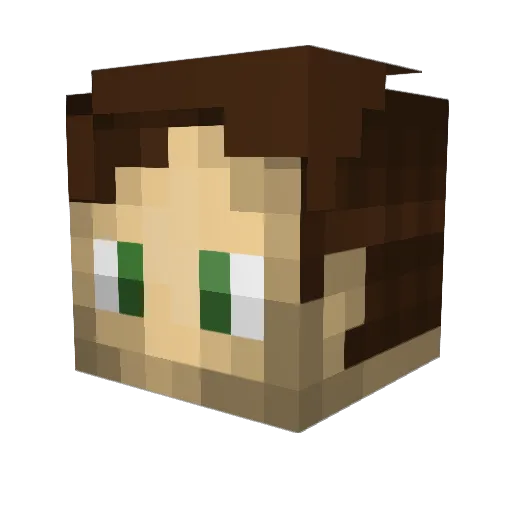 Owl_Exterminator Minecraft avatar head, 3D render