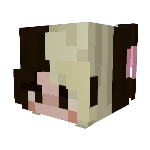 Owlatthemoon Minecraft avatar head, 3D render