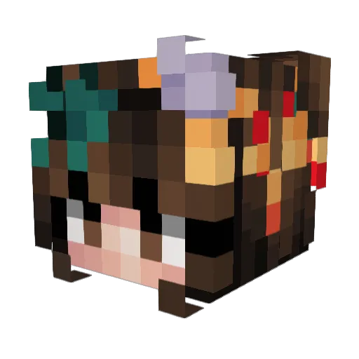 Owlcraft032 Minecraft avatar head, 3D render
