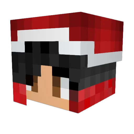 Owlette17 Minecraft avatar head, 3D render
