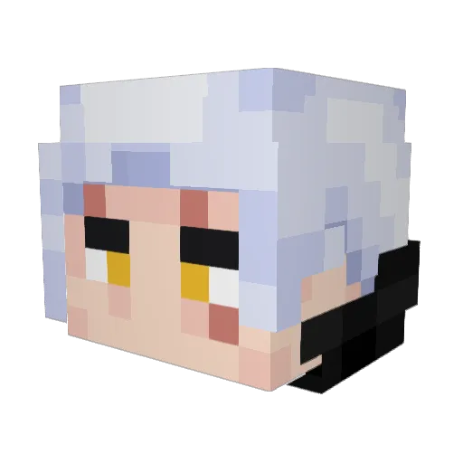 Owlnage Minecraft avatar head, 3D render