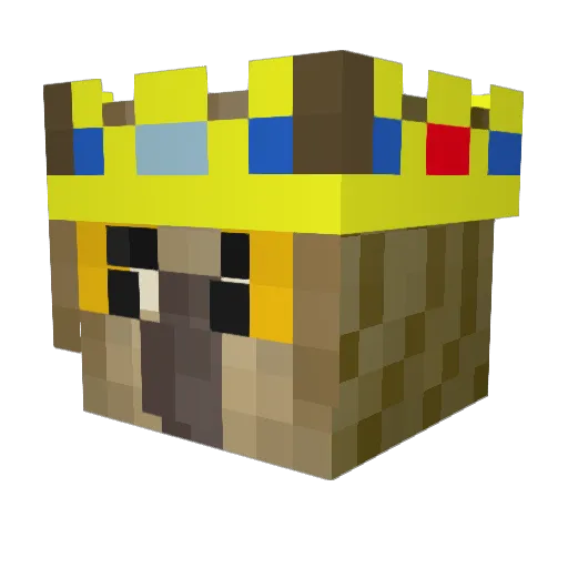 Owlren68 Minecraft avatar head, 3D render