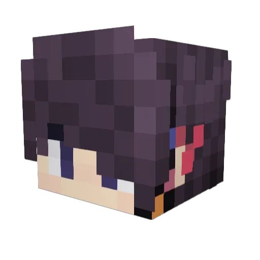 Owlsteaparty Minecraft avatar head, 3D render