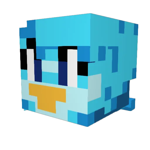 OwlyLyra Minecraft avatar head, 3D render