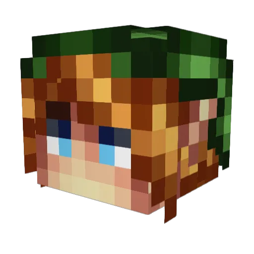 Owlyy97 Minecraft avatar head, 3D render