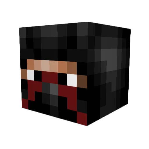 Own3dbyDr4ke Minecraft avatar head, 3D render
