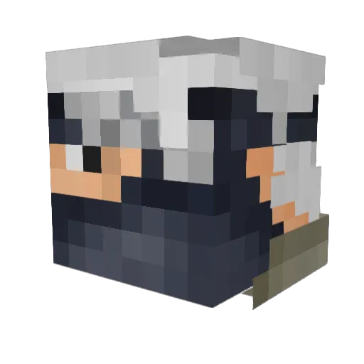 OwnZya Minecraft avatar head, 3D render