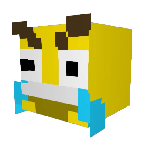 Owne616 Minecraft avatar head, 3D render
