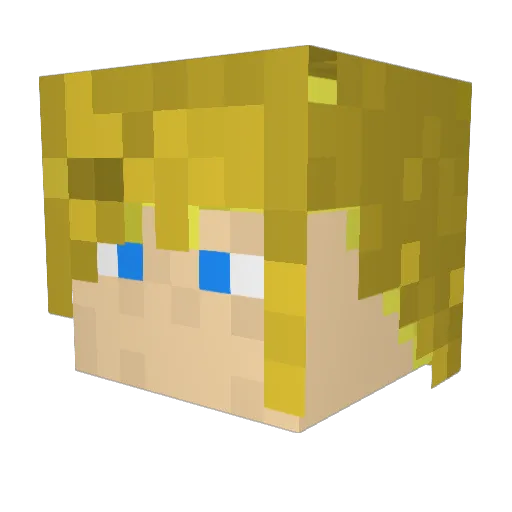OwnedGamingTV Minecraft avatar head, 3D render