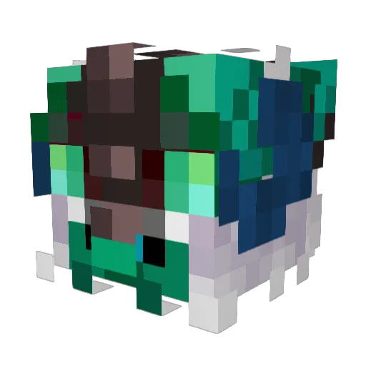 Minecraft-Avatar von Ownedginger: Kopf als 3D-Render