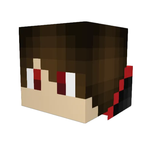 Owoko150 Minecraft avatar head, 3D render