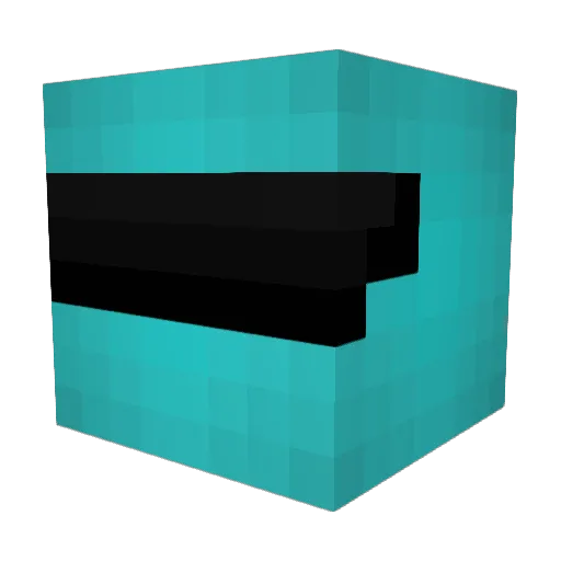 Owoshima Minecraft avatar head, 3D render