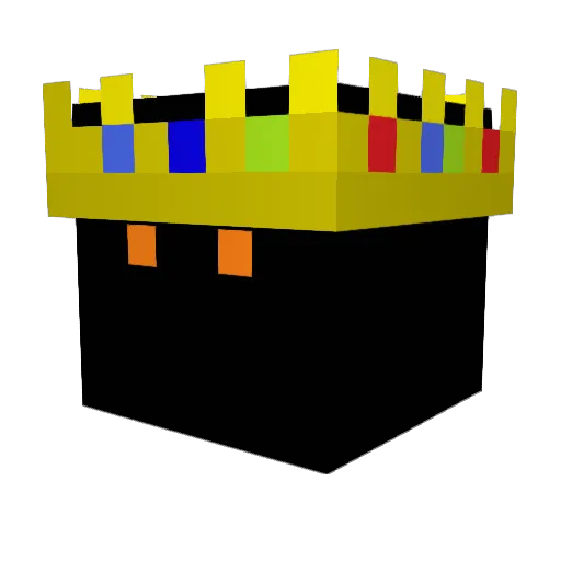 Owtto Minecraft avatar head, 3D render