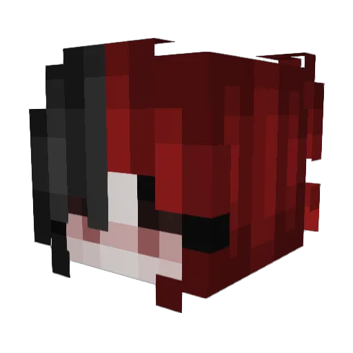 OxaAnt Minecraft avatar head, 3D render