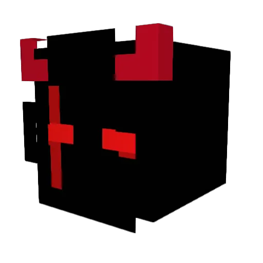 Oxctels Minecraft avatar head, 3D render