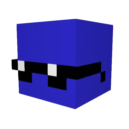 Oxensepp Minecraft avatar head, 3D render