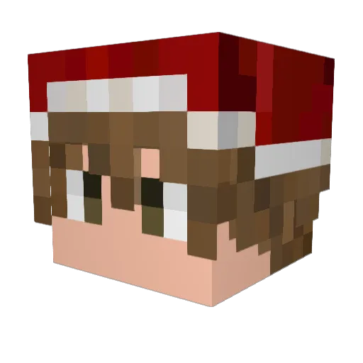 Oxgal_ Minecraft avatar head, 3D render