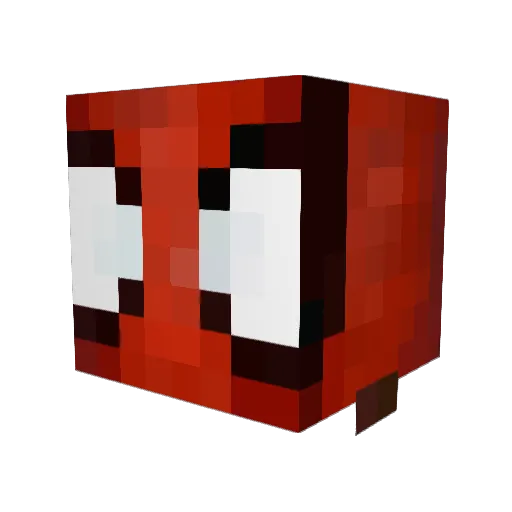 Oxgiant Minecraft avatar head, 3D render