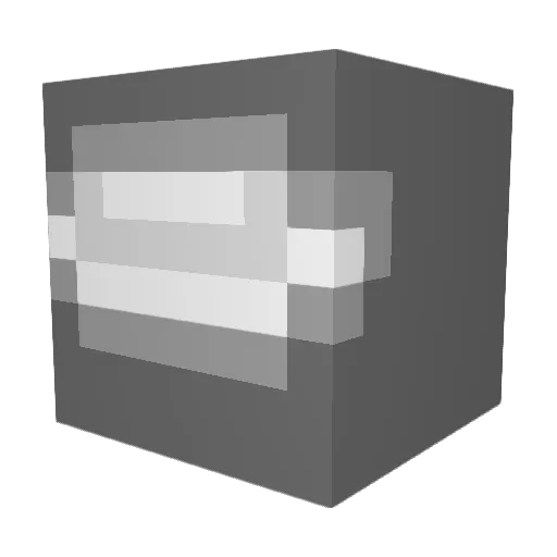 Oxic0cks1 Minecraft avatar head, 3D render