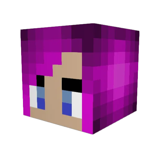 OxidantsHappen Minecraft avatar head, 3D render