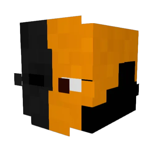 OxideFX Minecraft avatar head, 3D render
