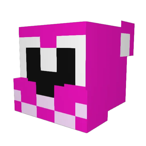 Oxidewolf Minecraft avatar head, 3D render