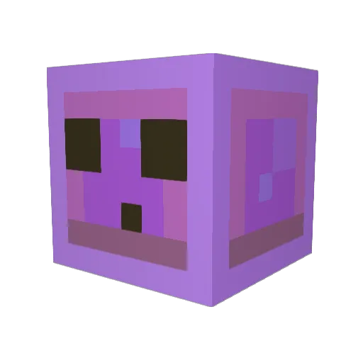OxidizedGudda Minecraft avatar head, 3D render