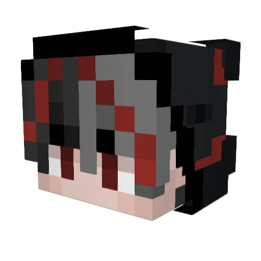 Oxidized_Pancake Minecraft avatar head, 3D render