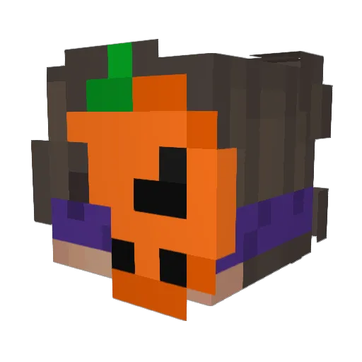 Oxkal Minecraft avatar head, 3D render