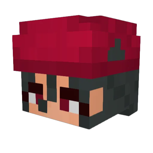 Oxley20 Minecraft avatar head, 3D render