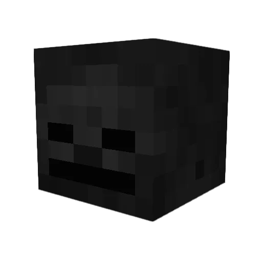 Oxtsider Minecraft avatar head, 3D render
