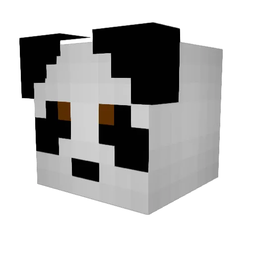 Oxudox Minecraft avatar head, 3D render