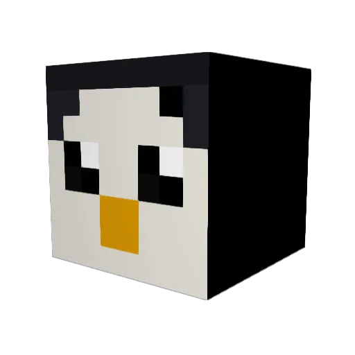 OxyGen5_ Minecraft avatar head, 3D render