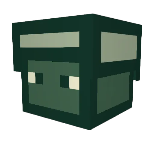 Oxy_J Minecraft avatar head, 3D render