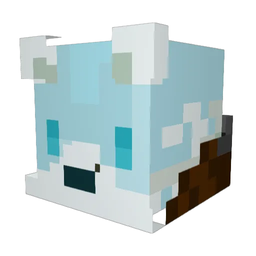 Oxyfox22 Minecraft avatar head, 3D render