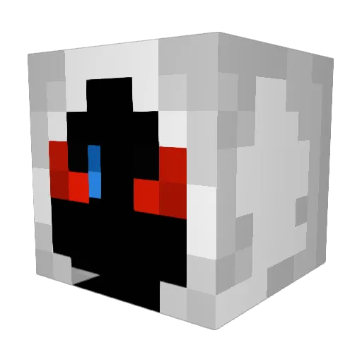 Oxygen6969 Minecraft avatar head, 3D render