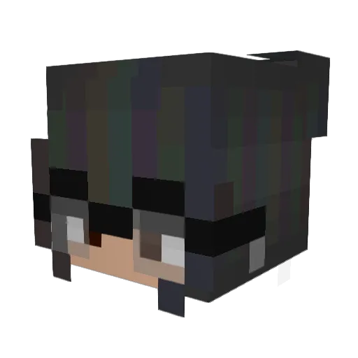 OyClassy Minecraft avatar head, 3D render