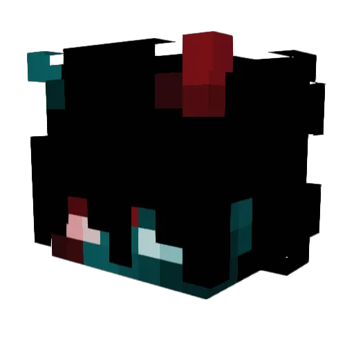 Oyasu_Mih Minecraft avatar head, 3D render