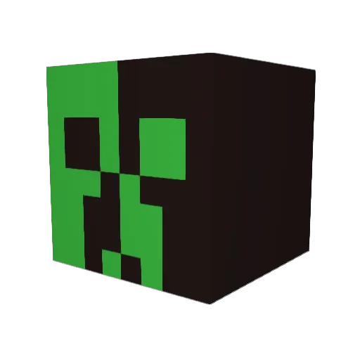 Oycote Minecraft avatar head, 3D render