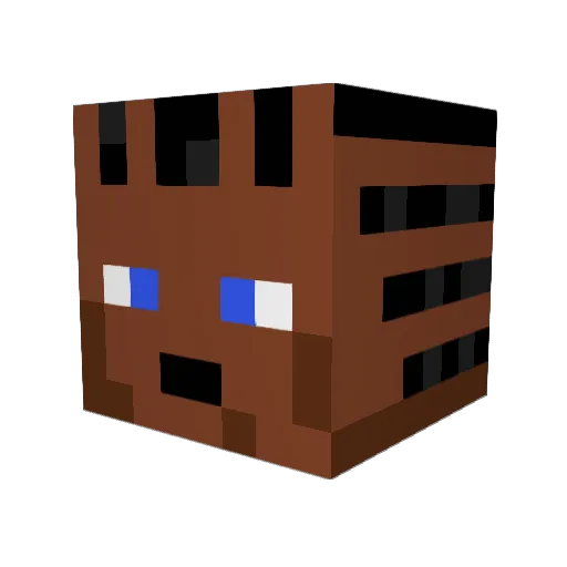 Oye_Pipo Minecraft avatar head, 3D render