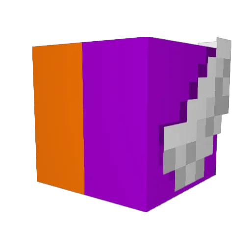 Oysan Minecraft avatar head, 3D render