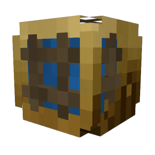 Oyster4 Minecraft avatar head, 3D render