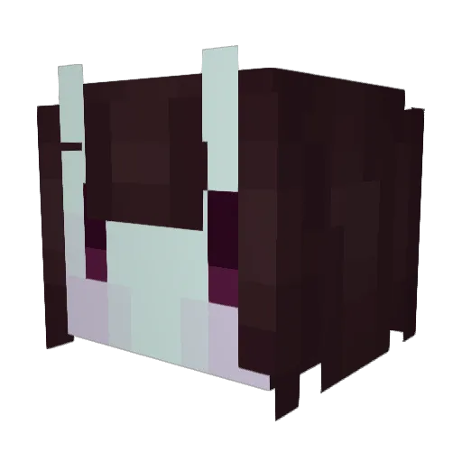 OysterFruit Minecraft avatar head, 3D render